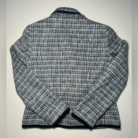 Talbots navy tweed blazer size S - Picture 3 of 4